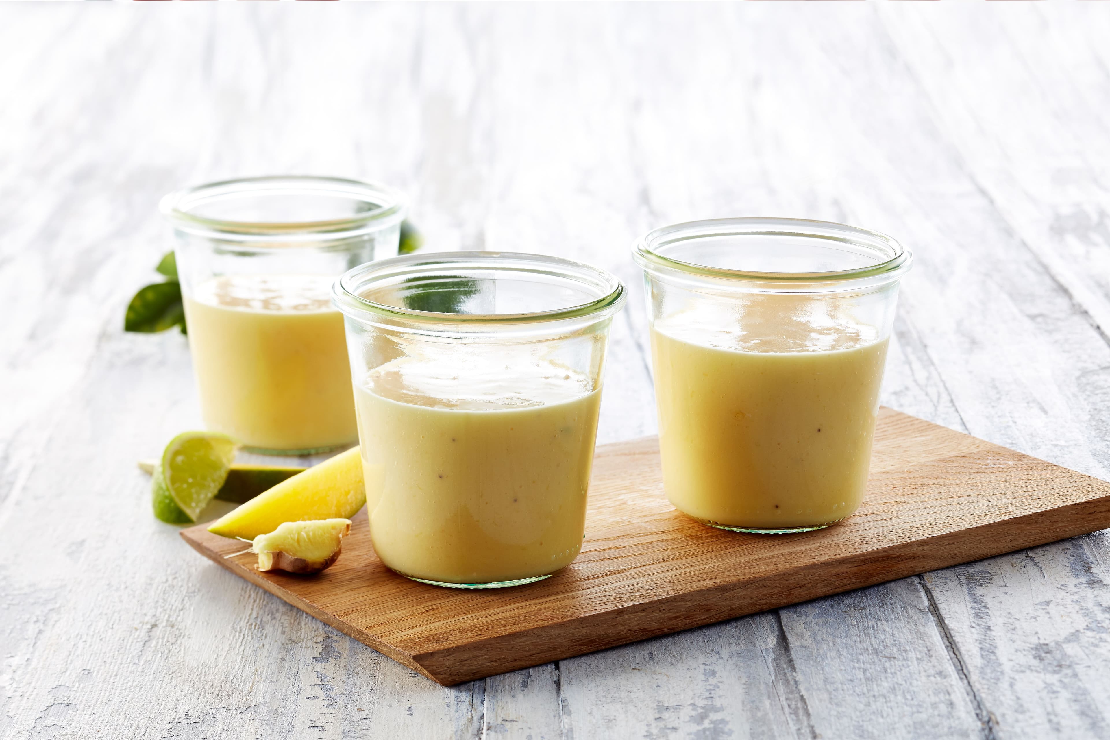 Mango- og ingefærshake