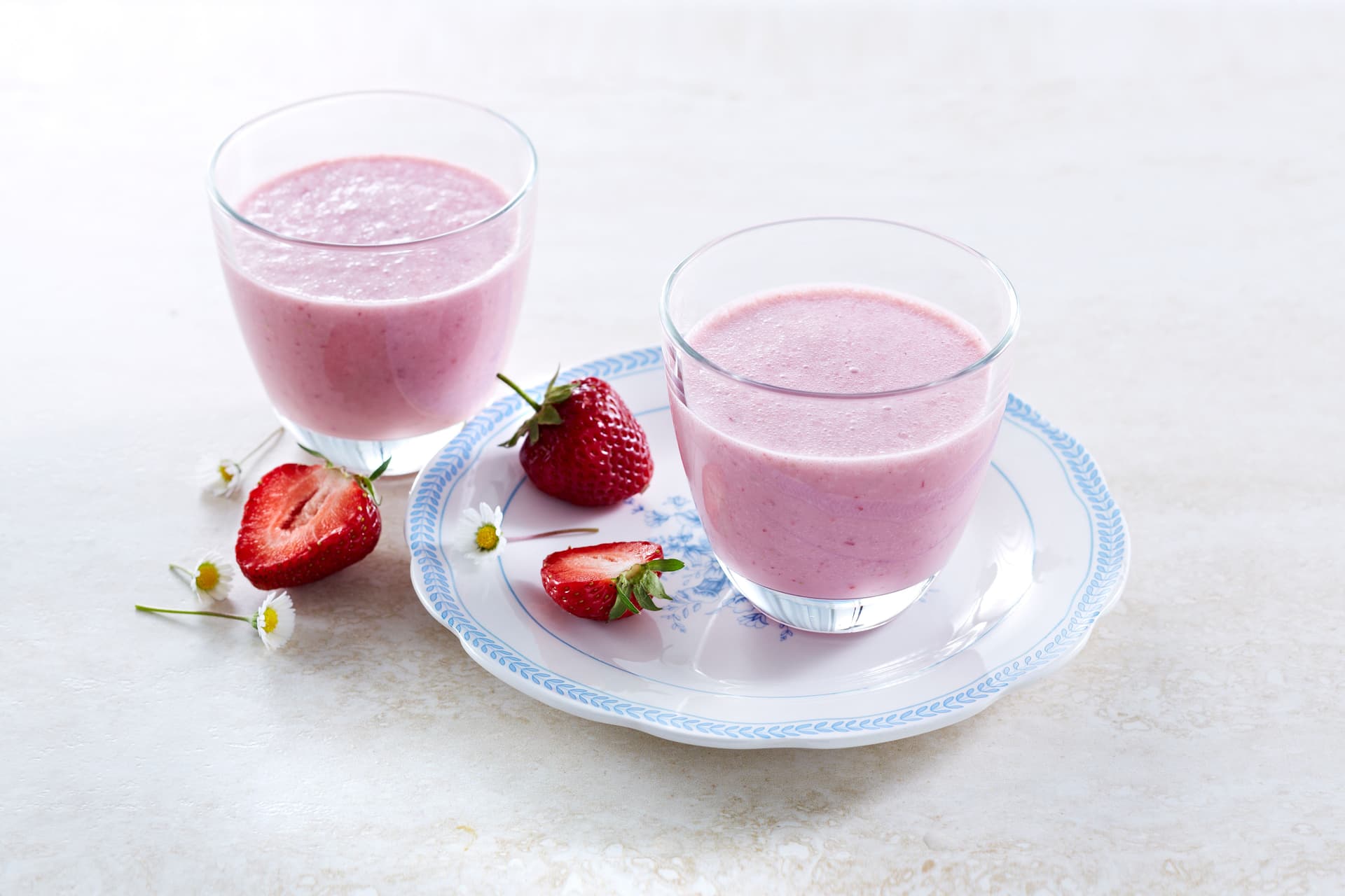 Enkel jordbærshake