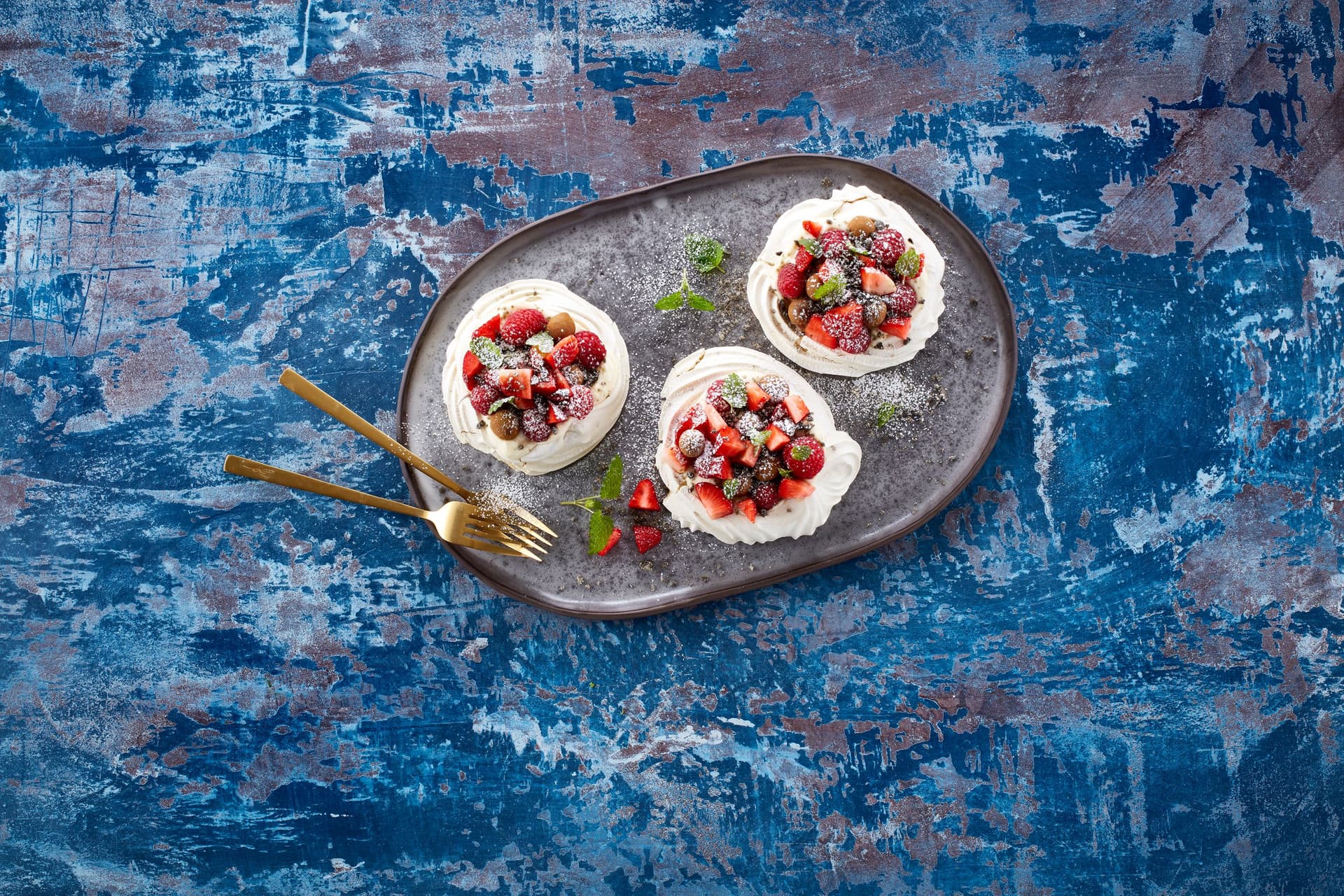 Minipavlova med lakris