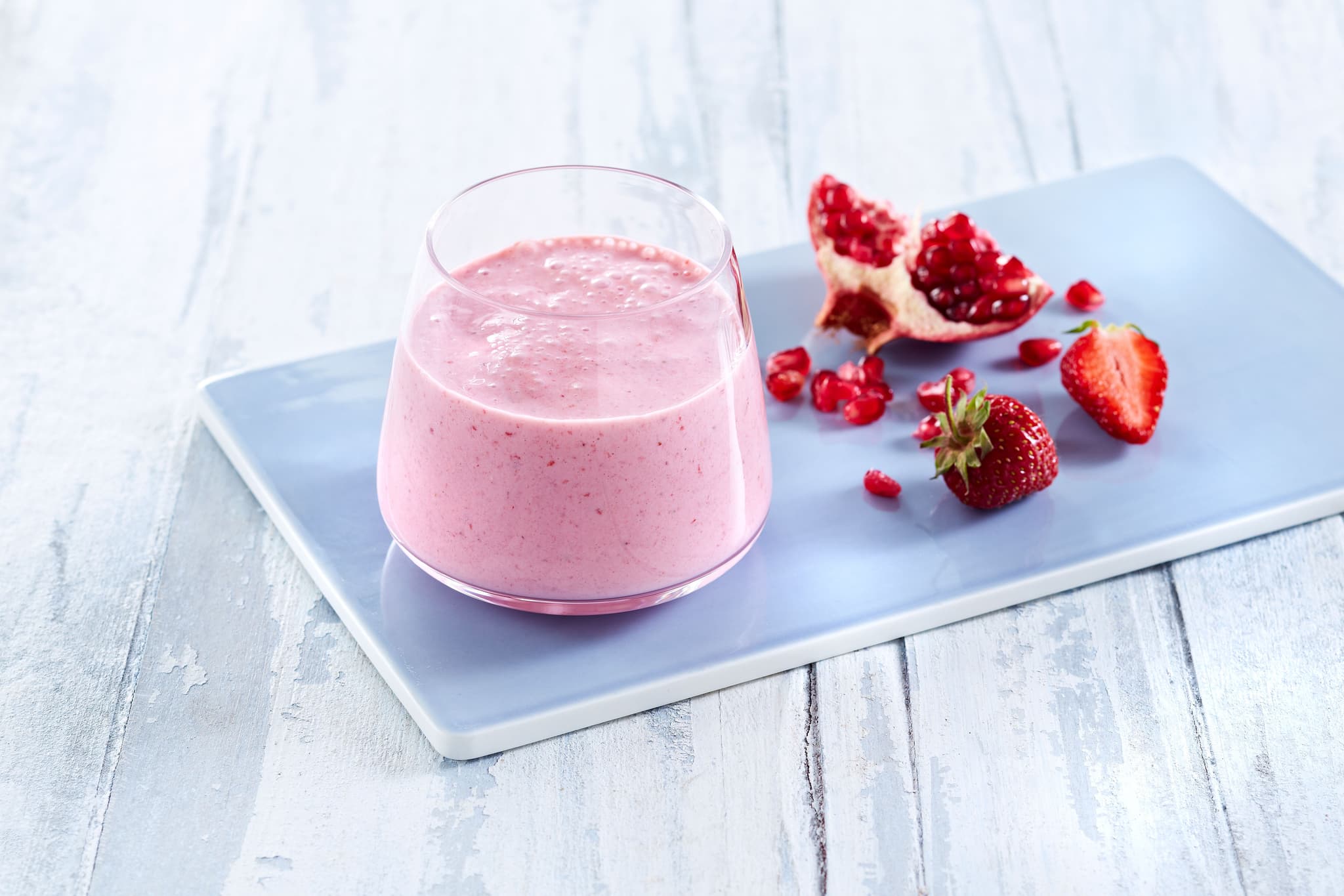 Jordbærsmoothie med kvarg